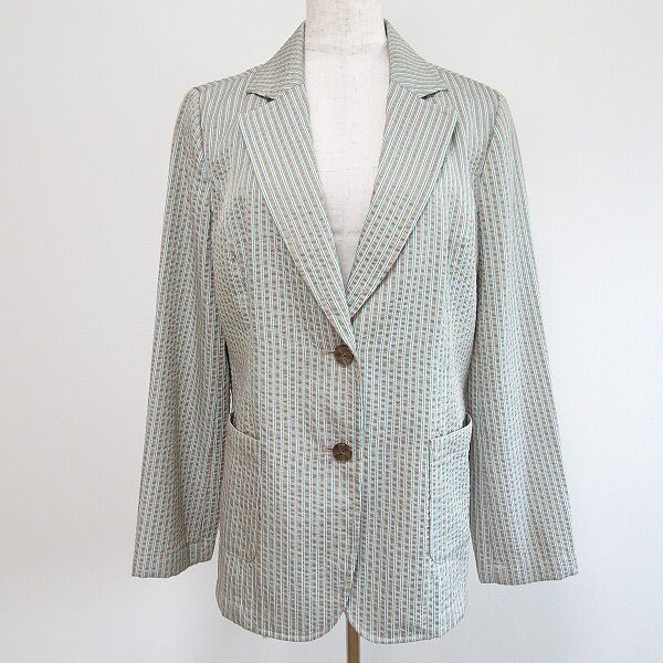 レリアンのジャケットを買取しました！涼しげストライプに自信