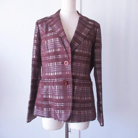 綺麗にまとまる柄具合 レリアンのジャケットを買取しました