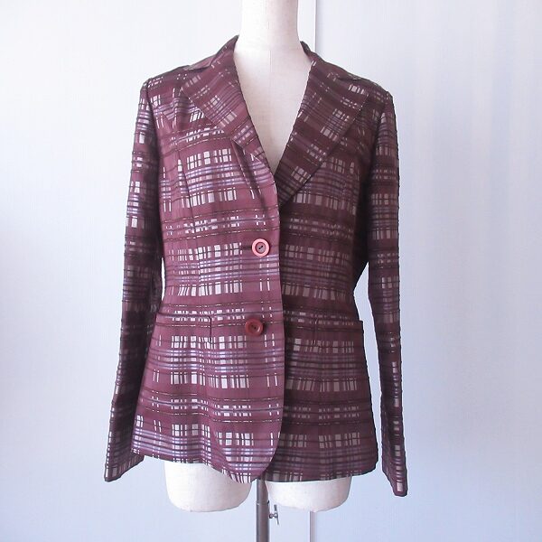 綺麗にまとまる柄具合 レリアンのジャケットを買取しました