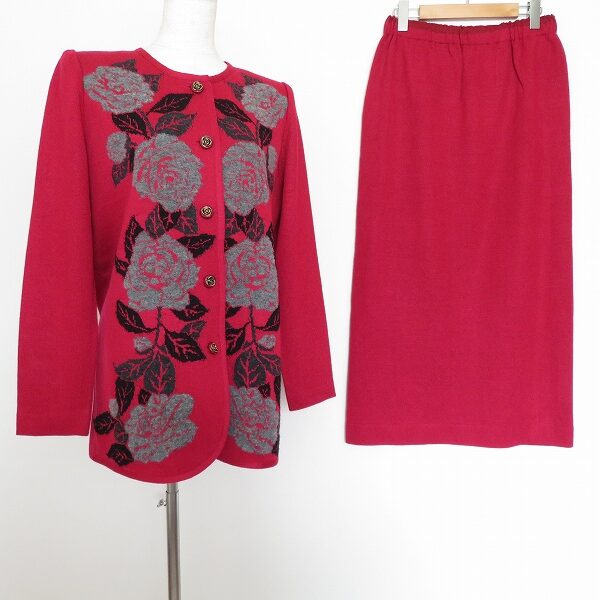 バラの美しさにときめく 斉藤都世子のセットアップを買取しました