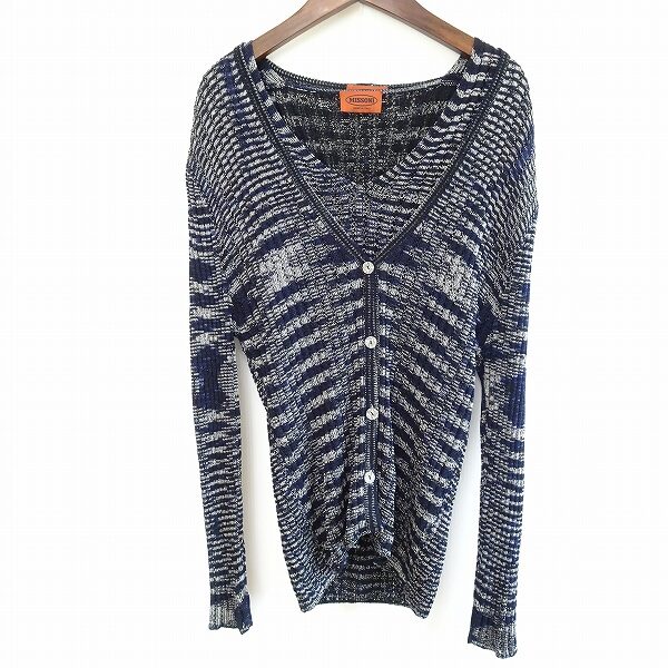 ミッソーニのアンサンブルを買取しました！紺×黒×シルバーの色合いが素敵