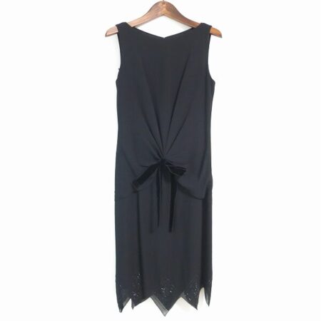 引き締まるリボンが嬉しい ミスアシダのワンピースを買取しました