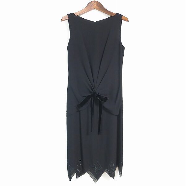 引き締まるリボンが嬉しい ミスアシダのワンピースを買取しました