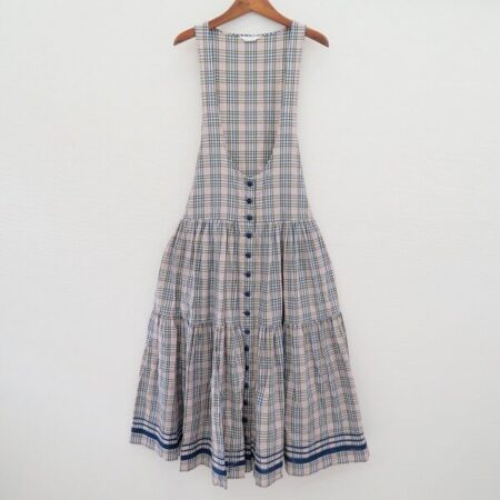 細かいチェックが繊細 ピンクハウスのワンピースを買取しました