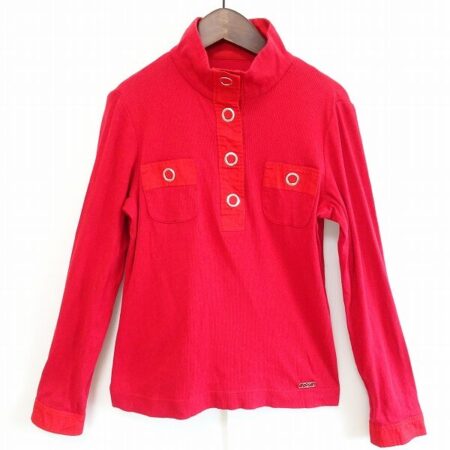 【お買取情報 キャラオクルス】赤×スタンドカラーがスタイリッシュなカットソー