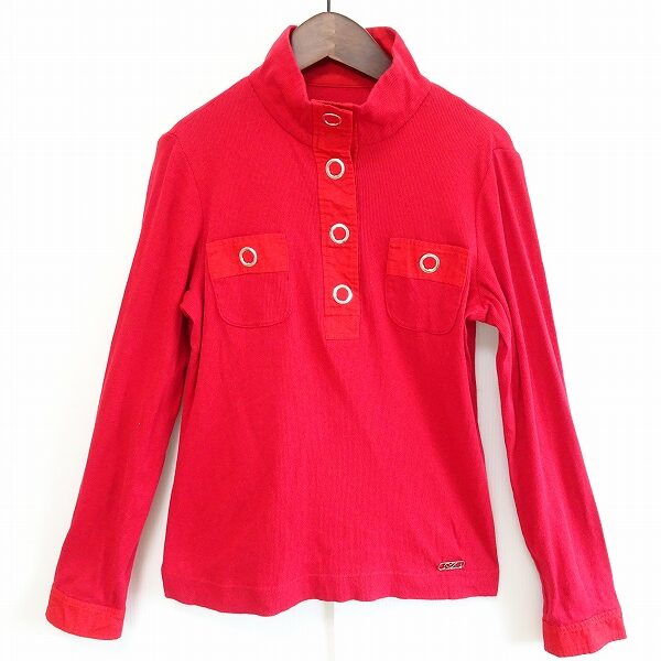 【お買取情報 キャラオクルス】赤×スタンドカラーがスタイリッシュなカットソー