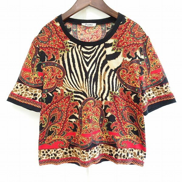 愉快なペイズリー柄×レオパード柄でとっておきのおしゃれを ヘルノのニットを買取しました