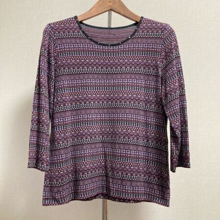 品の良い紫でしっとり決められる レリアンのカットソーを買取しました