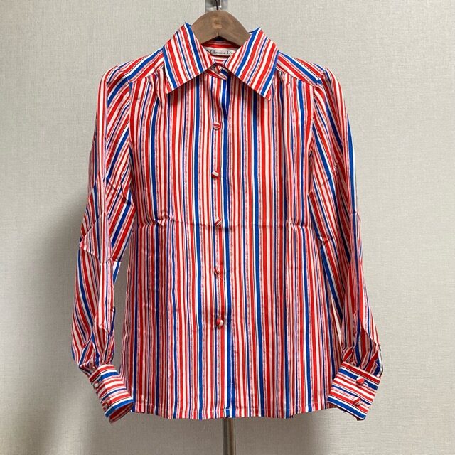 楽しさも出してくれるストライプ クリスチャンディオールのシャツを買取しました