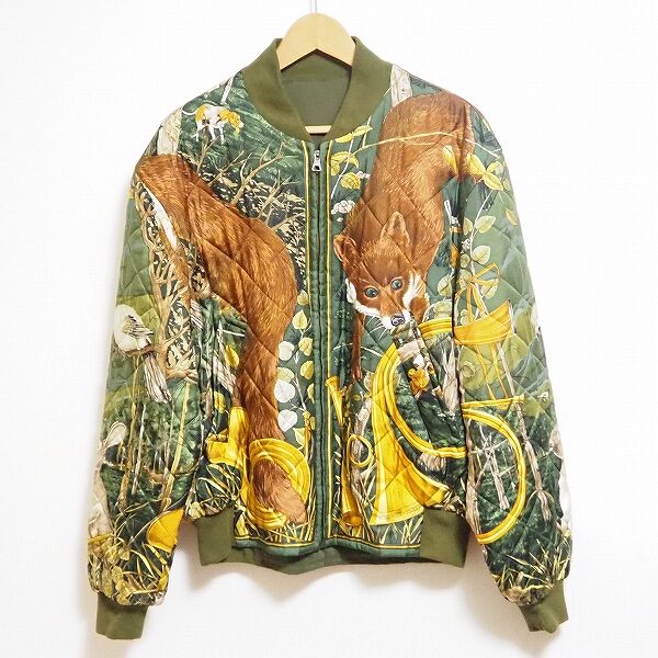 クールなキツネでカジュアルかっこいいが成立 エルメスのブルゾンを買取しました