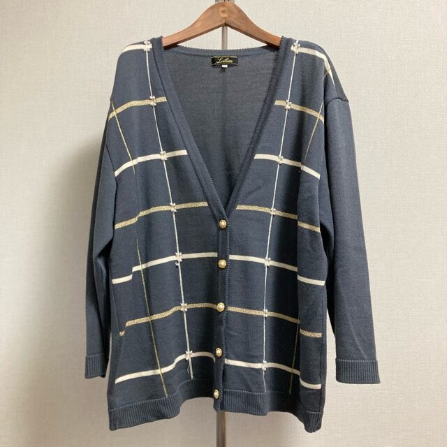 レリアンのカーディガンを店頭預り買取しました