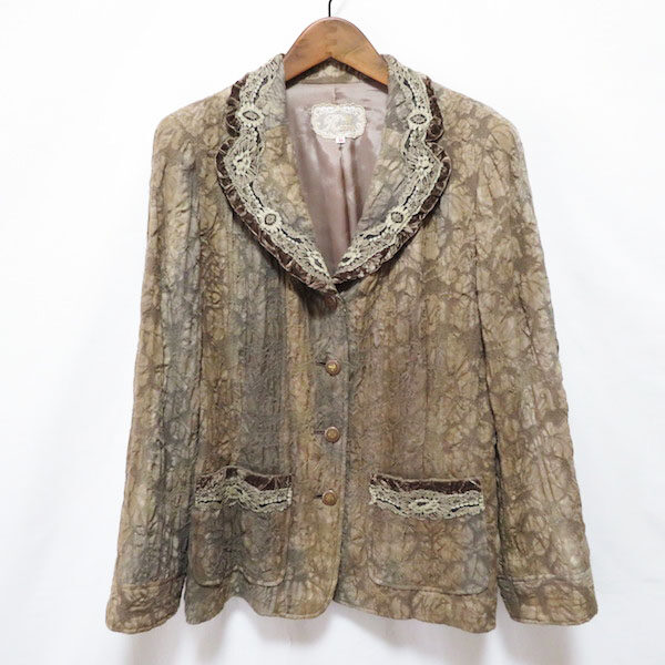 渋いレースがなんともいえない インポートロッサのジャケットを買取しました