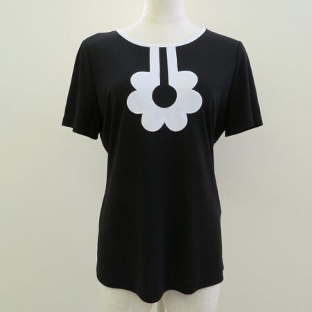 黒×白のはっきり具合でスッキリ ピエールカルダンのカットソーを買取しました