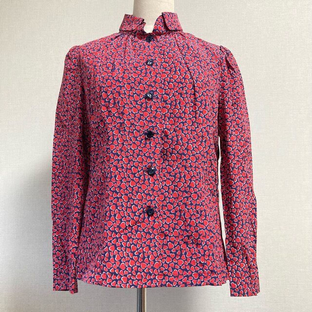 ジュンアシダのハート柄ブラウスを買取しました！