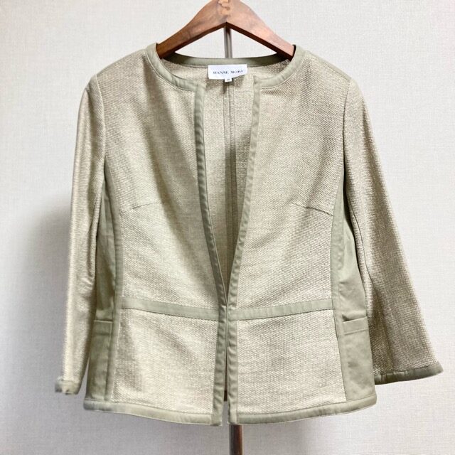 張り切り過ぎず堅実さを出せる ハナエモリのジャケットを買取しました