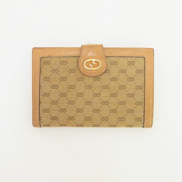 コンパクトなのがいい オールドグッチの二つ折り財布を買取しました