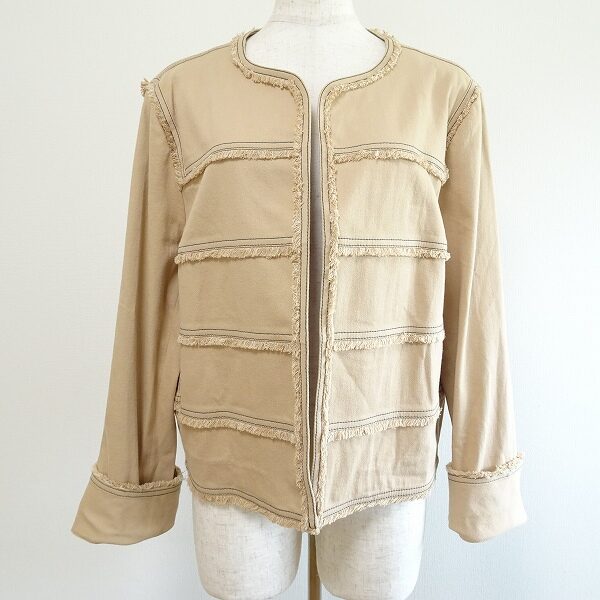 フリンジとステッチのバランスが絶妙 レリアンのジャケットを買取しました