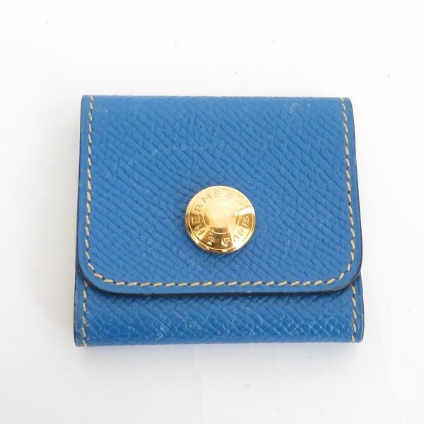 ブルーが美しい エルメスのポストイットケースを買取しました