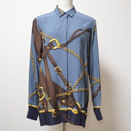 チェーン柄がゴージャス グッチのイタリア製ブラウスを買取しました！