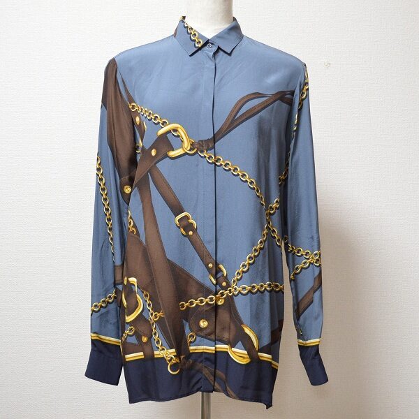 チェーン柄がゴージャス グッチのイタリア製ブラウスを買取しました!