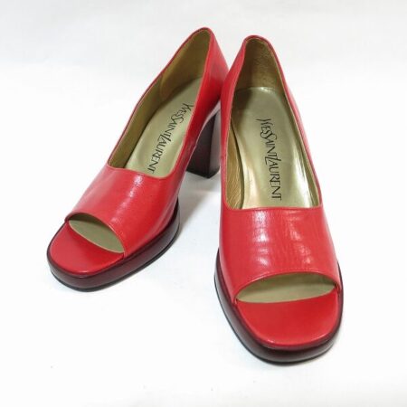 イヴサンローランのオープントゥ パンプスを買取しました！