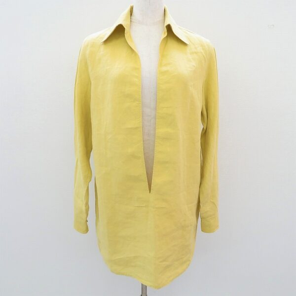 エルメス ヴァルーズ シャツを買取しました！上質な黄色が美しい