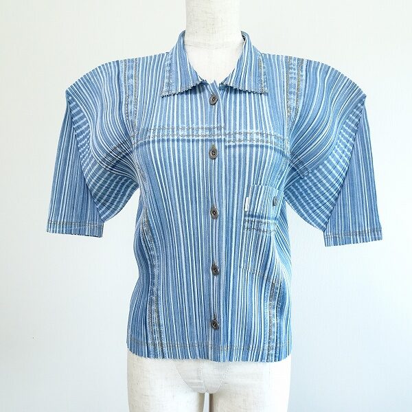 ボリューム感がかっこいい プリーツプリーズ イッセイミヤケのシャツを買取しました