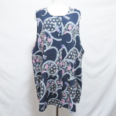 心を満たす和柄がいい 詩仙堂のジレを買取しました！