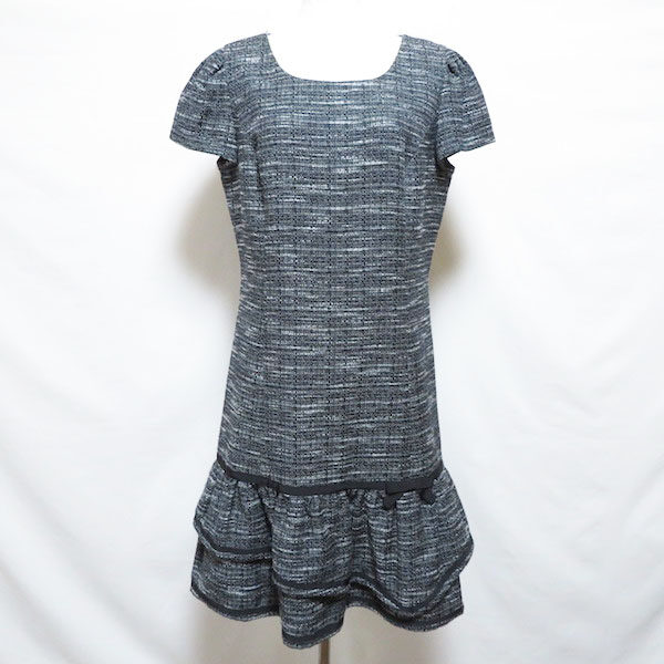 フリル具合でダークトーンを和らげる エムズグレイシーのワンピースを買取しました