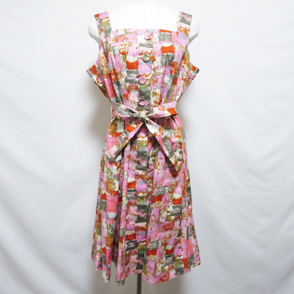 チャーミングな柄に見とれる エムズグレイシーのワンピースを買取しました