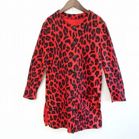 赤の強さが素敵 伊太利屋のカーディガンを買取しました