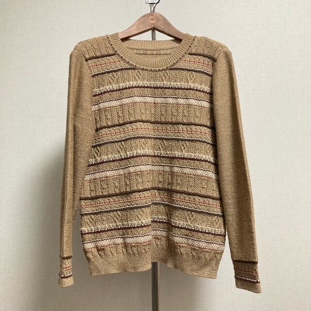 しなやかなボーダーが決めて レリアンのセーターを買取しました