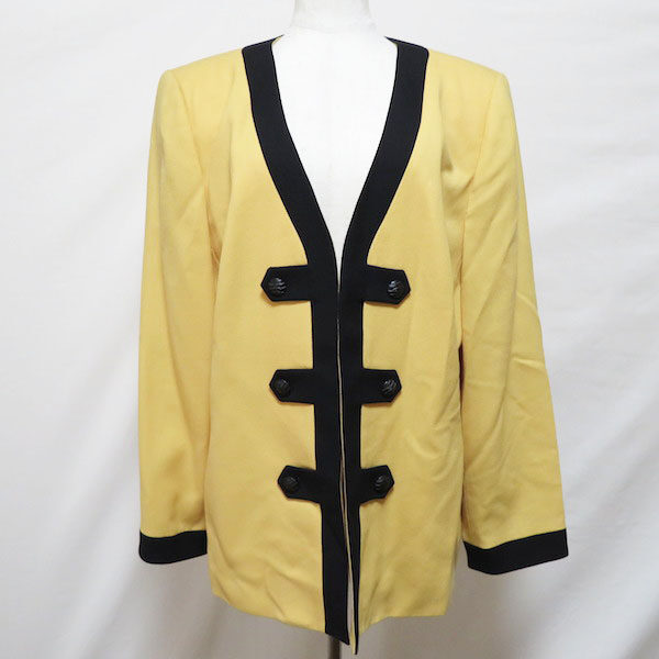 黄色と黒色の相性抜群 レリアンのジャケットを買取しました