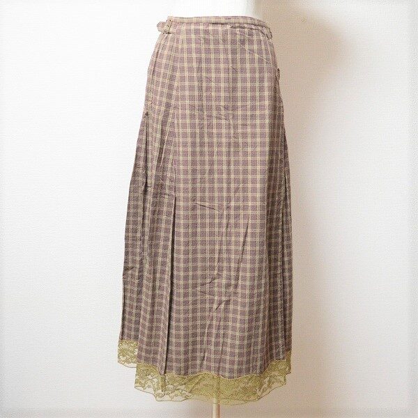 カネコイサオのラップスカートを買取しました！チェック具合も丁度いい