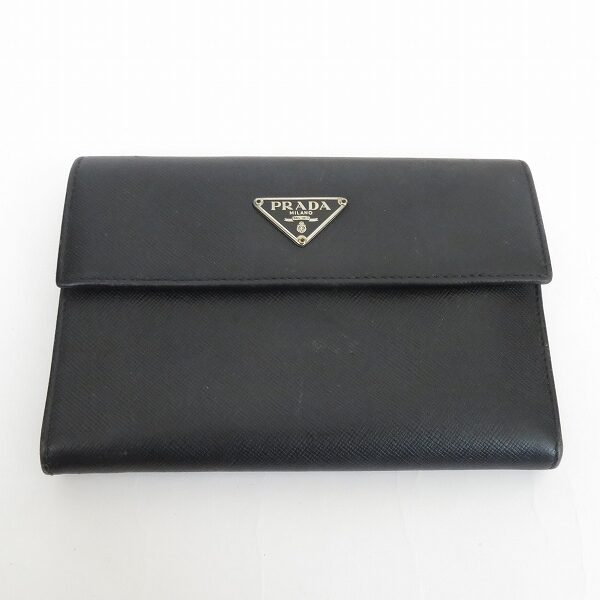 プラダ サファイア―ノ 黒のお財布を出張買取いたしました！