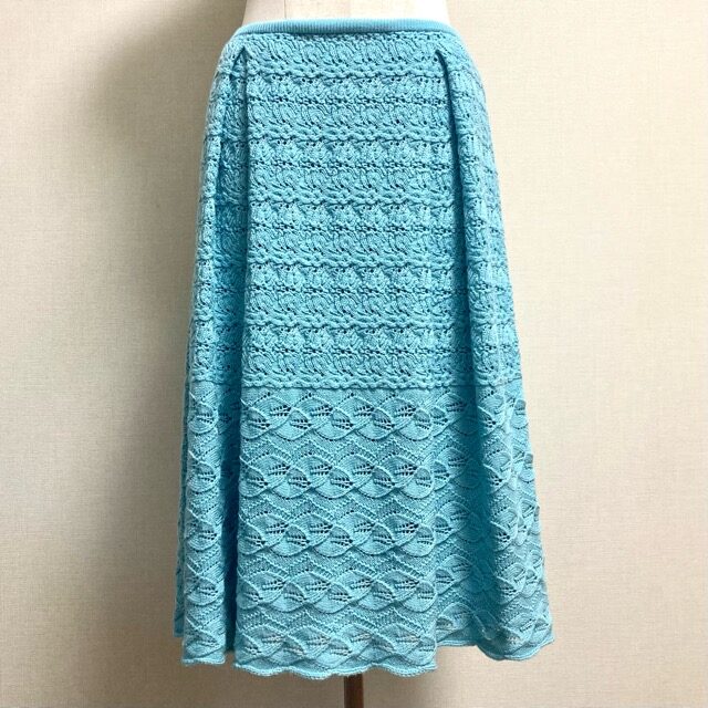 元気をくれる水色 ユキトリイのスカートを買取しました