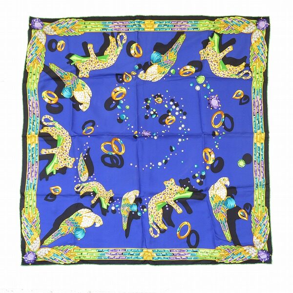 カルティエのスカーフを買取しました！綺麗な色合いに見とれる