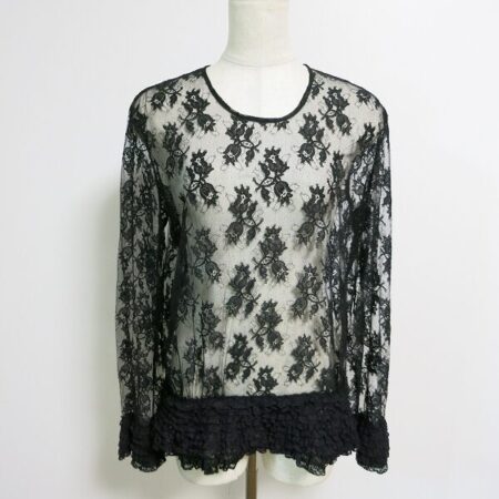 【ピンクハウス】シースルー×黒花柄がセクシー シャツを買取しました