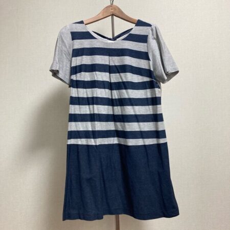 デニム風 切り替えがさわやか ローズティアラのワンピースを買取しました