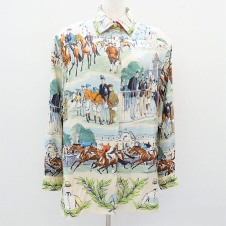 エルメスのにぎやかブラウスを買取させていただきました！