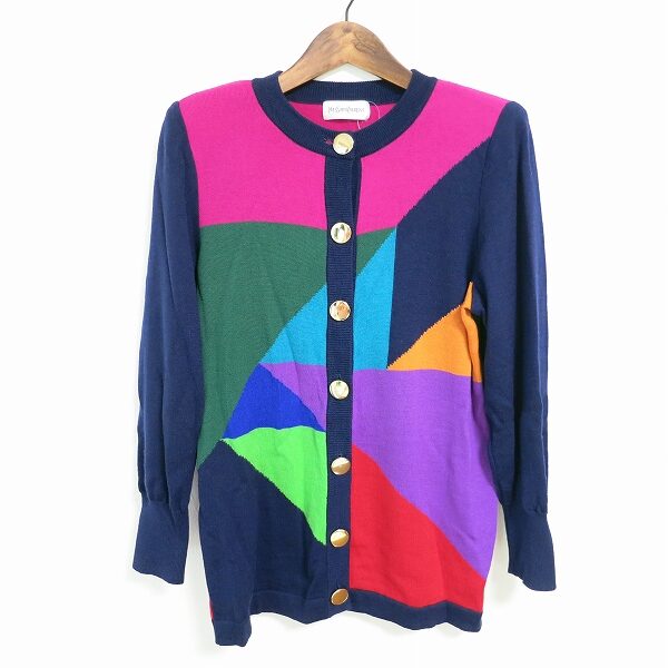 オブジェのような愉快さ イヴサンローランのカーディガンを買取しました