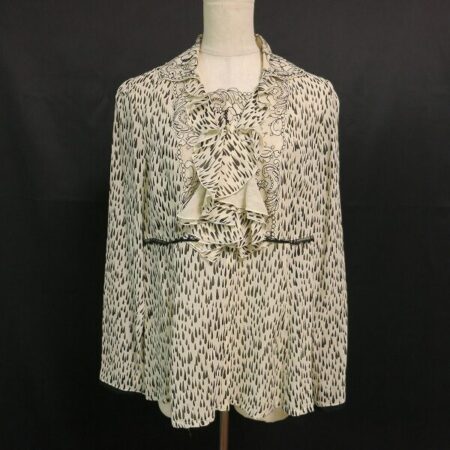 くっきりした柄とレース具合がマッチ インポートロッサのブラウスを買取しました