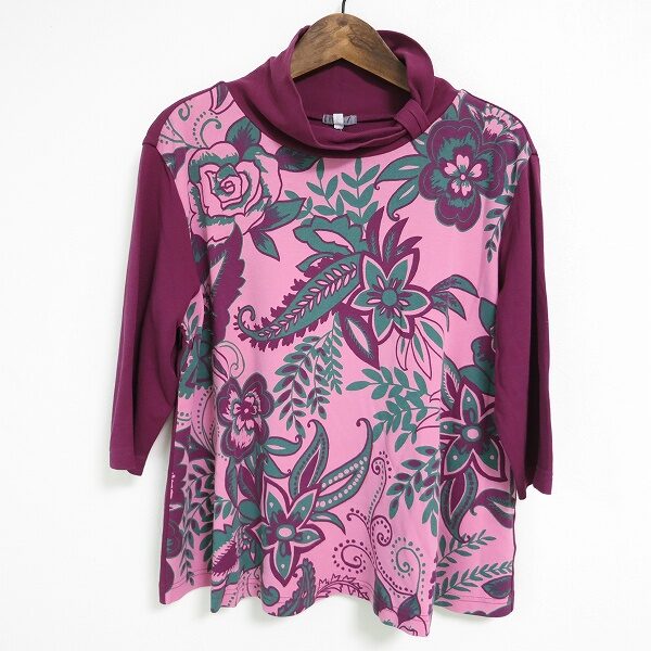 赤×紫×ピンクのコラボレーションが美しい トクコのカットソーを買取しました