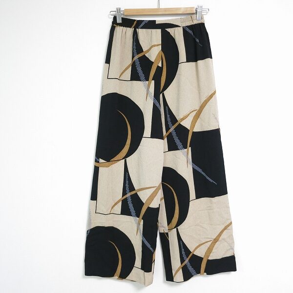 芸術作品の様な柄が素敵 詩仙堂のパンツを買取しました