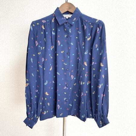 シルクでなめらかに クリスチャンディオールのブラウスを買取しました