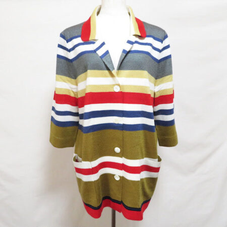 元気の出る絵柄に圧倒されます 斉藤都世子のカットソーを買取しました