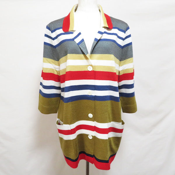 元気の出る絵柄に圧倒されます 斉藤都世子のカットソーを買取しました