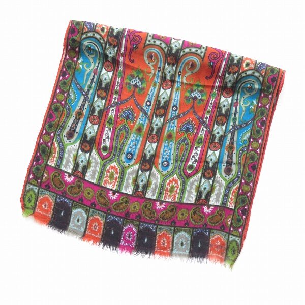 インパクトもある エトロのストールを買取しました!