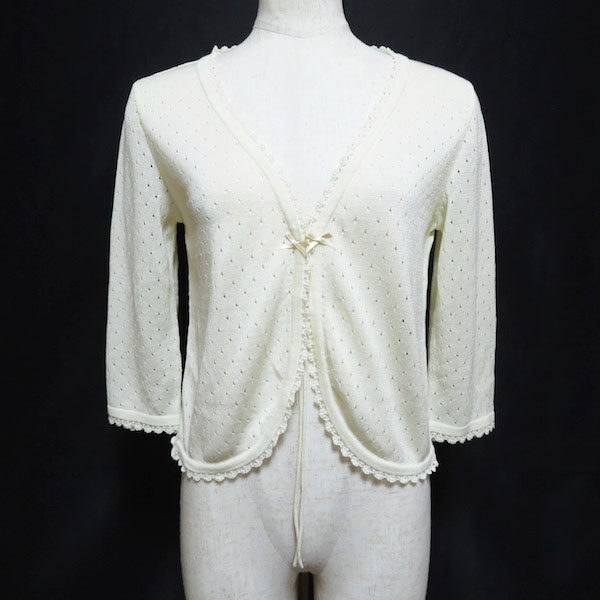 着痩せも狙える ピンクハウスのアイボリーボレロを買取しました！