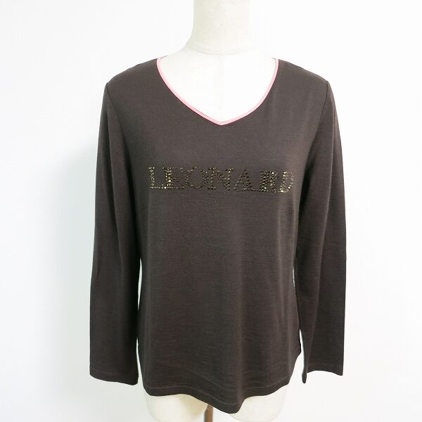 控えめなロゴが嬉しい レオナールのカットソーを買取しました